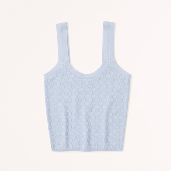 Abercrombie & Fitch Tops - Abercrombie & Fitch Checkered Slim Scoopneck Tank